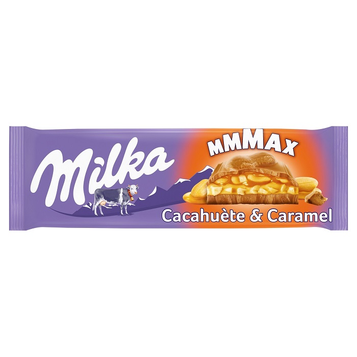 MILKA - CHOCOLAT AU LAIT CACAHUETES CARAMEL 276g