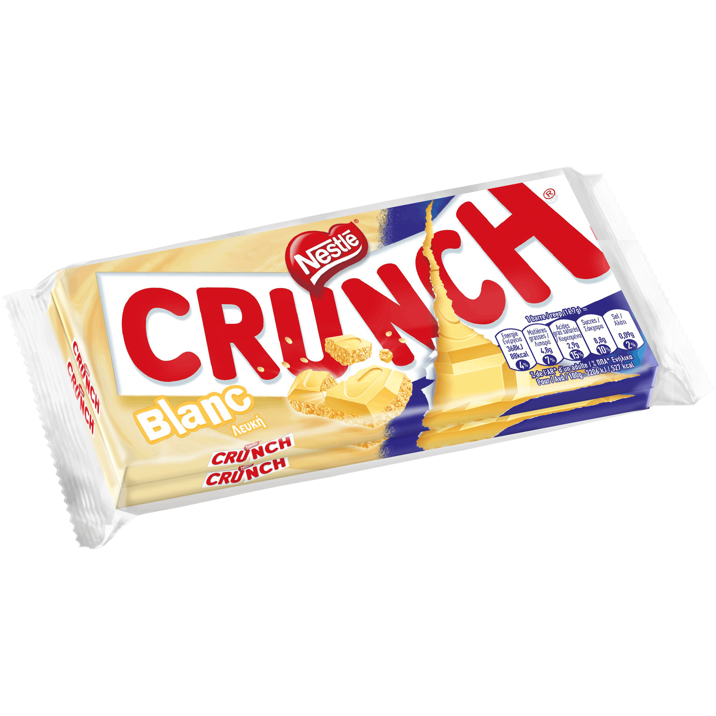 NESTLE - CHOCOLAT BLANC CRUNCH 2 x 100g