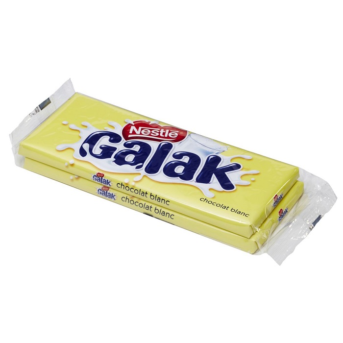 NESTLE - CHOCOLAT BLANC GALAK 2 x 100g