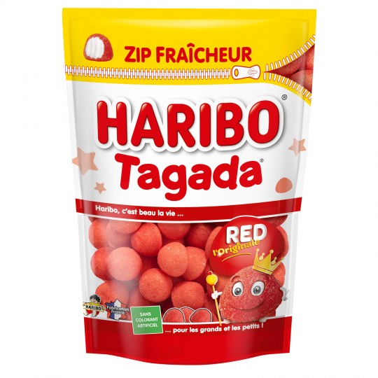 HARIBO - BONBON TAGADA RED L\'ORIGINAL 220g, 400g, 500g ou 700g