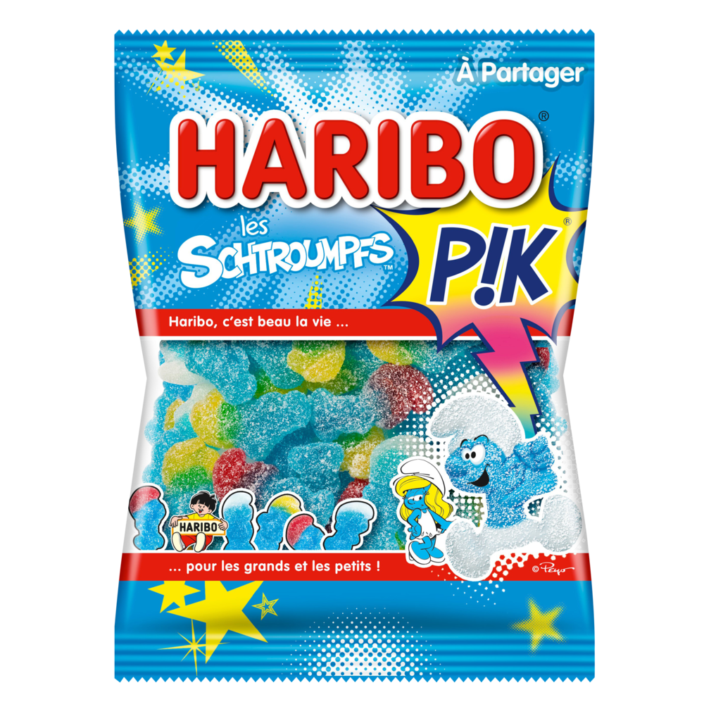 HARIBO - BONBON SCHTROUMPFS PIK Sachet de 275g