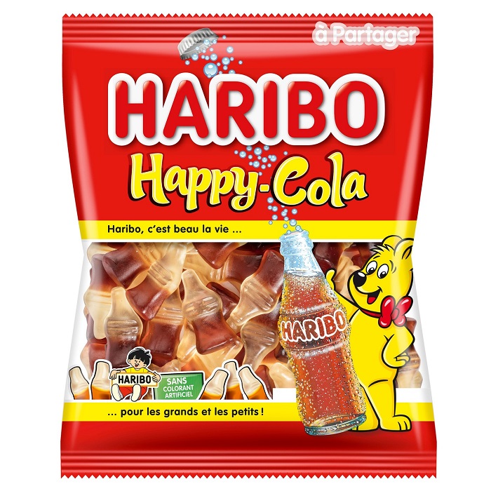 HARIBO - BONBON HAPPY COLA Sachet de 300g