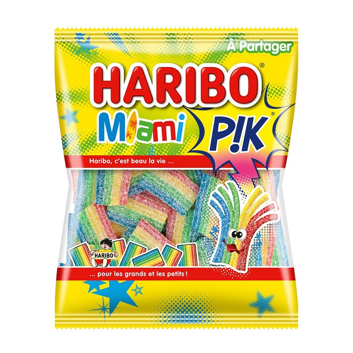 HARIBO - BONBON MIAMI PIK Sachet de 200g
