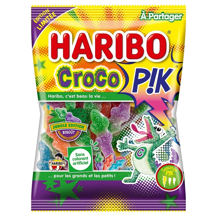 HARIBO - BONBON CROCO PIK Sachet de 275g