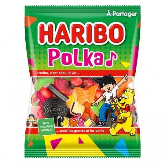 HARIBO - BONBON POLKA Sachet de 300g