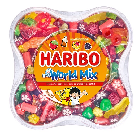 HARIBO - BONBON WORLD MIX Boite de 750g