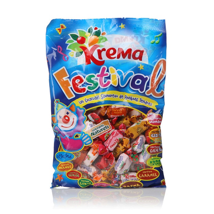KREMA - BONBON FESTIVAL Paquet de 360g ou 590g
