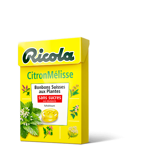 RICOLA - BONBON CITRON MELISSE SANS SUCRE Boite de 50g