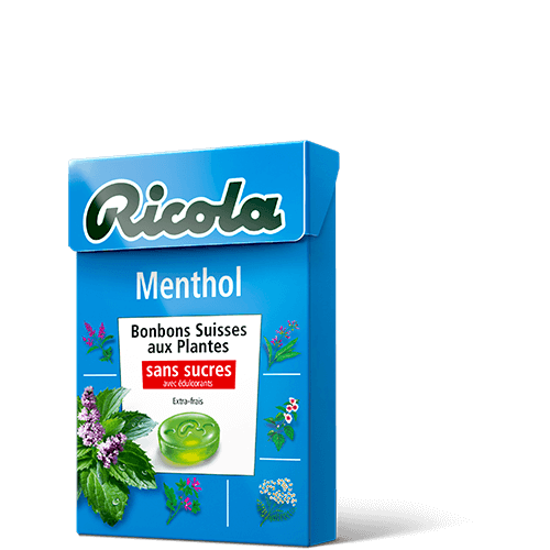 RICOLA - BONBON MENTHOL SANS SUCRE Boite de 50g