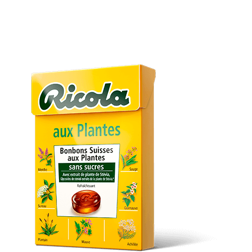 RICOLA - BONBON AUX PLANTES SANS SUCRE Boite de 50g