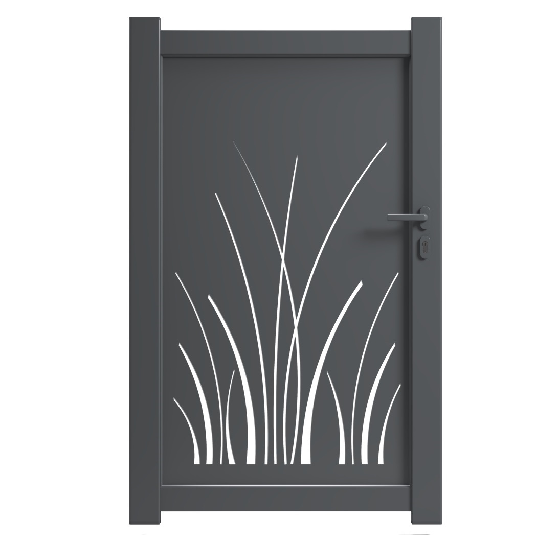 Portillon Aluminium MONZA Gris anthracite 7016