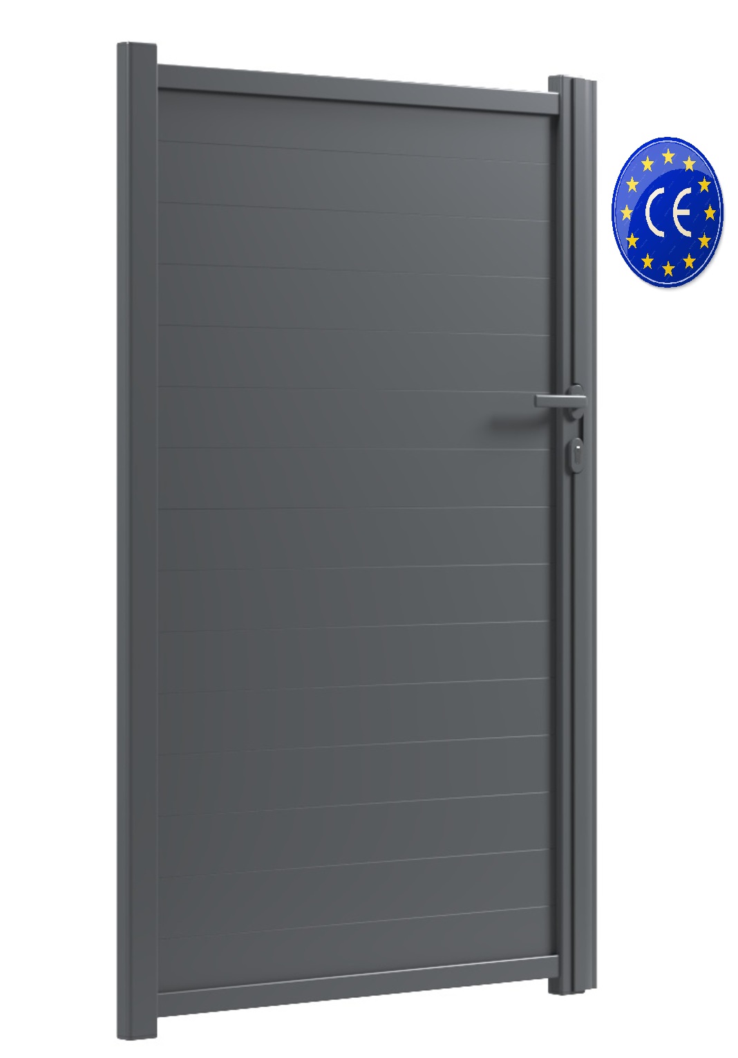 Portillon aluminium GRIS anthracite - SHELBY