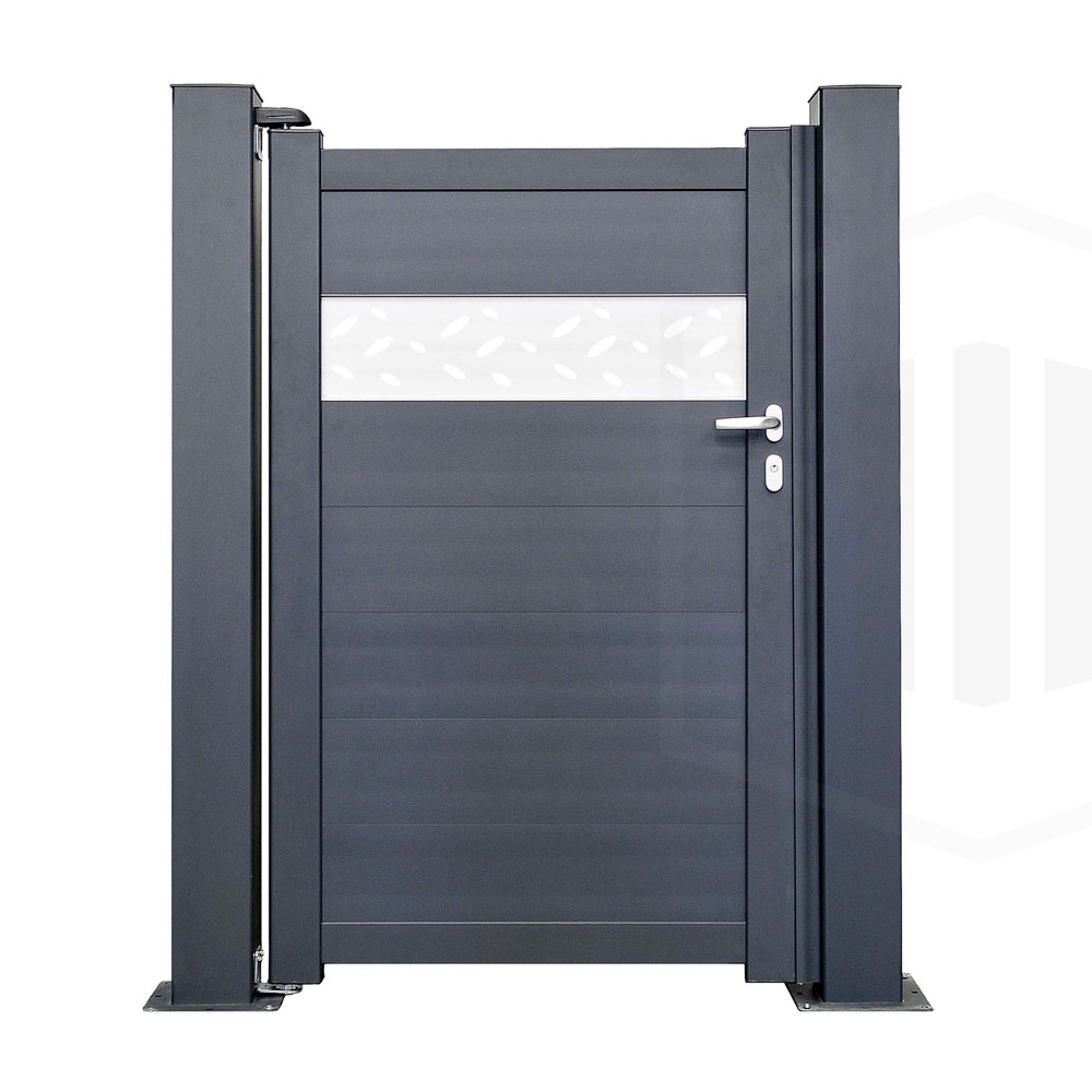 portillon de jardin bertone gris anthracite 7016 page produit