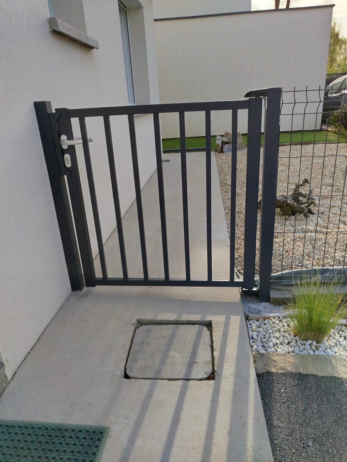 truet portillon barreaude ep1010 gris