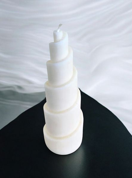 Bougie-en-Spirale-Effet-Cascade