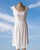 robe blanche brodée Taille 38
