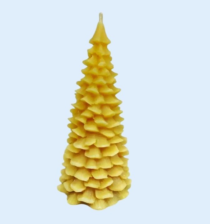 bougie-sapin-noël-en-cire-d-abeille (2)