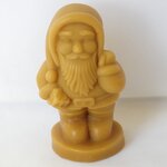 Père-Noel-cire-d'abeille