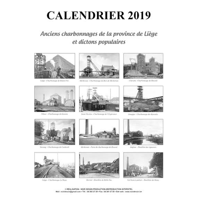 Calendrier 2019 - Charbonnages-