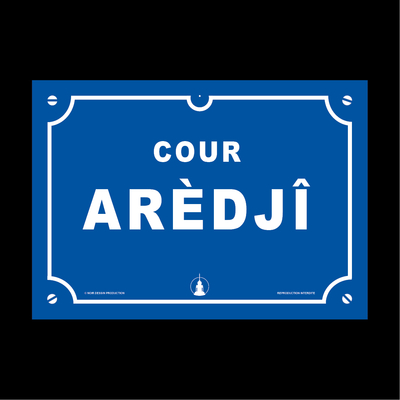 Plaque aredji