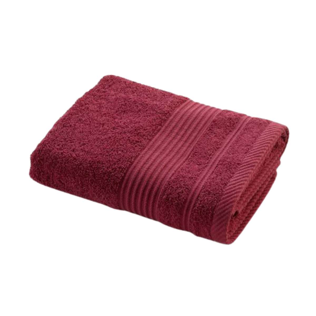 serviette-toilette-50x90cm-500gcm²-rouge