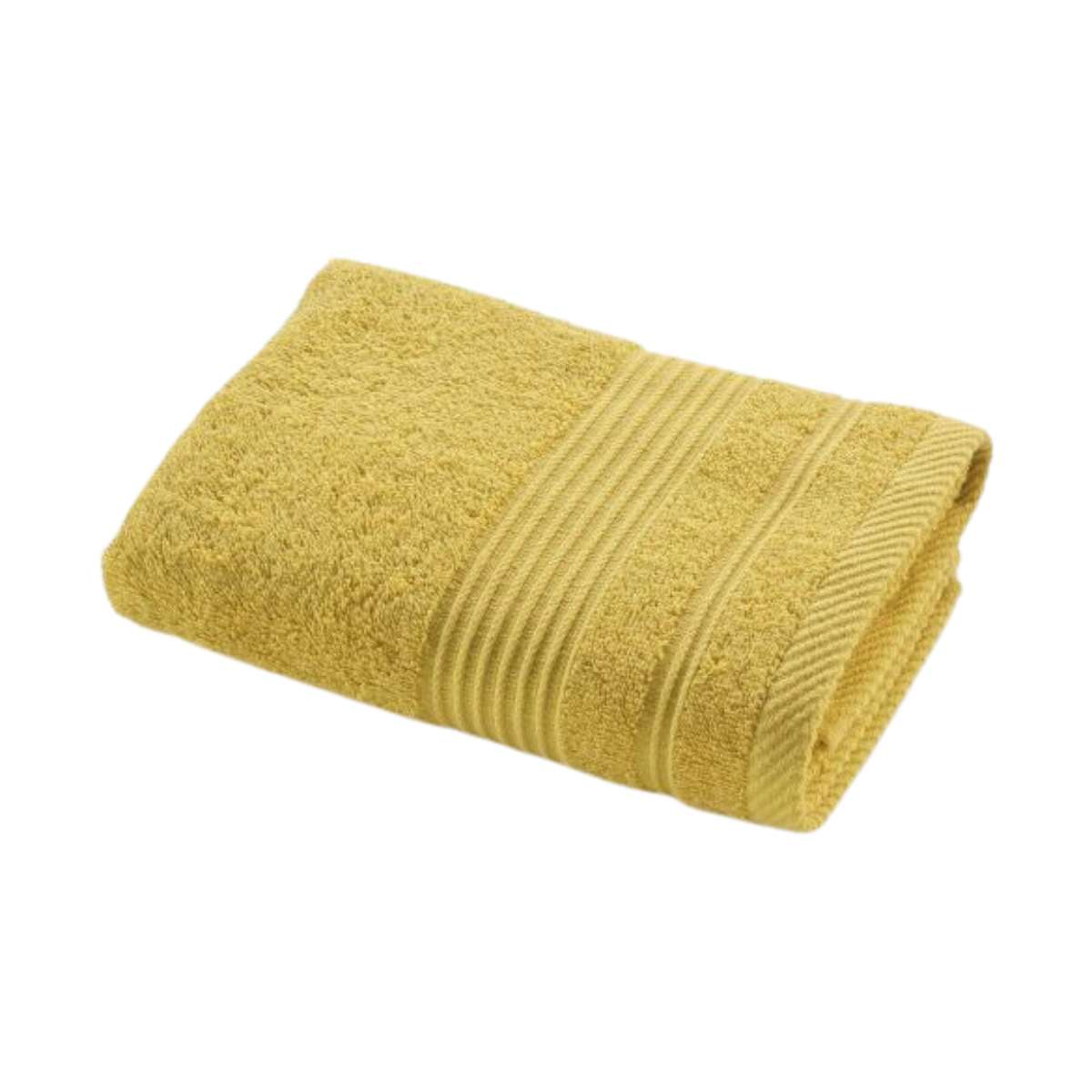 Serviette de toilette - Jaune - 50x90 cm - 500g/cm²