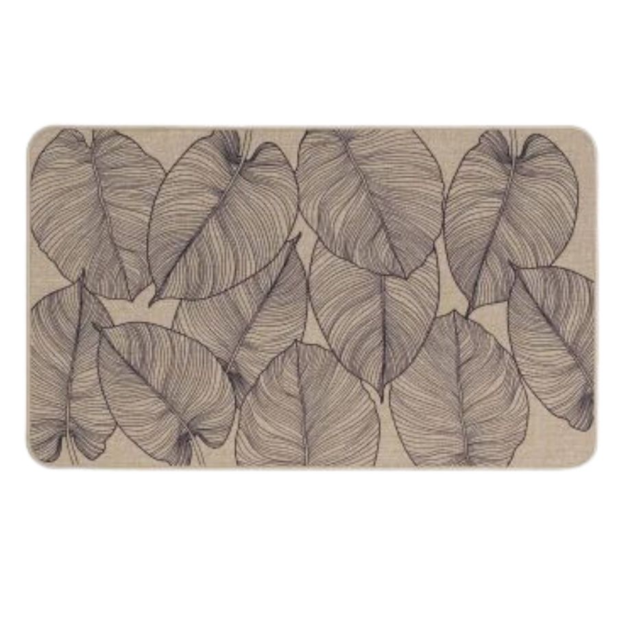 Tapis tissé - 45x75 cm - Feuilles (4)