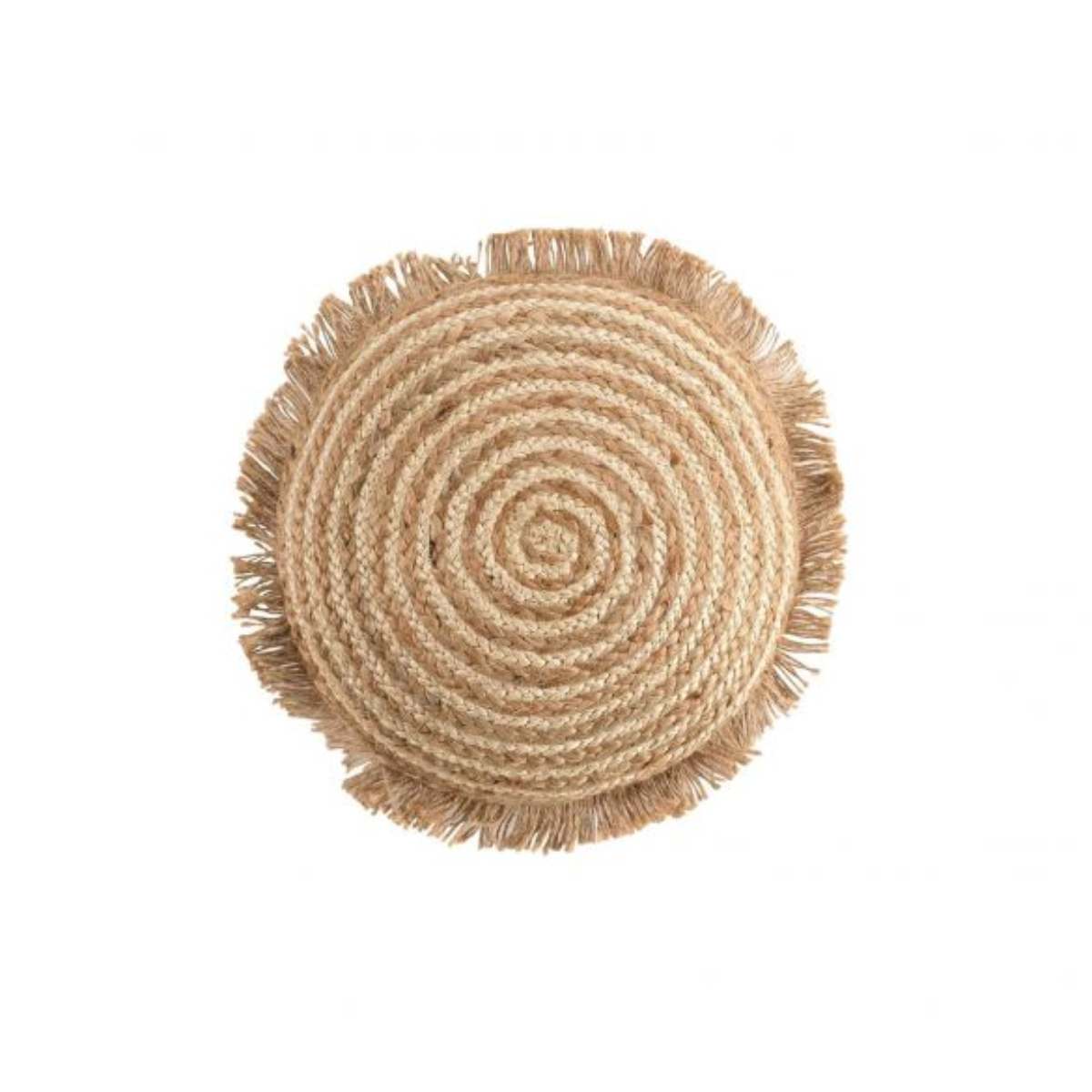 coussin-rond-déhoussable-jute-40 cm-tourbillon