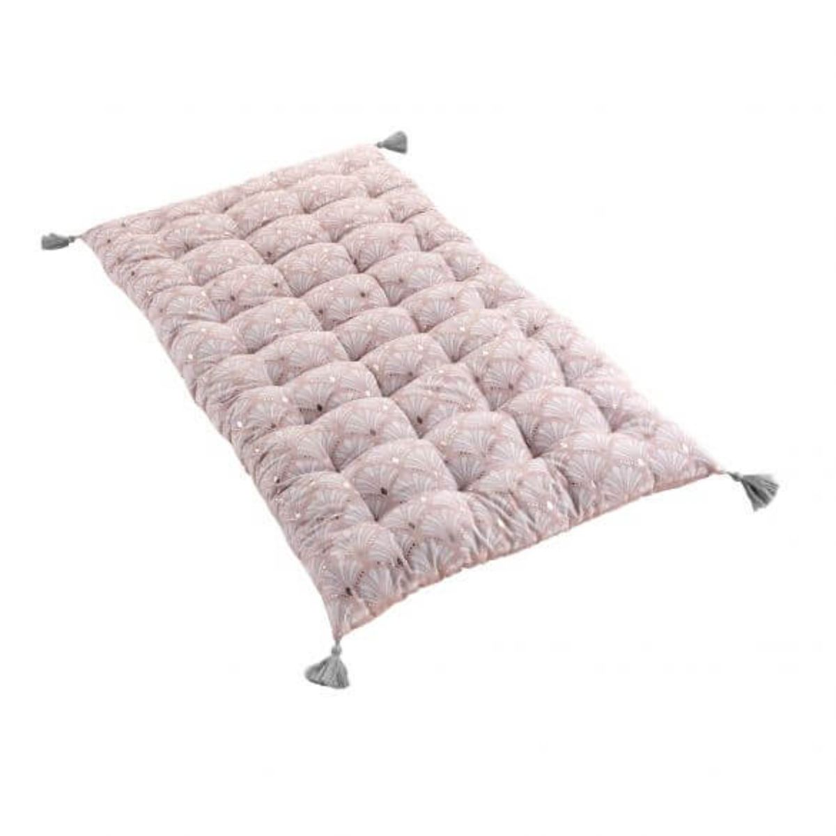 matelas-sol-60x120cm-art-déco-imprimé-argenté