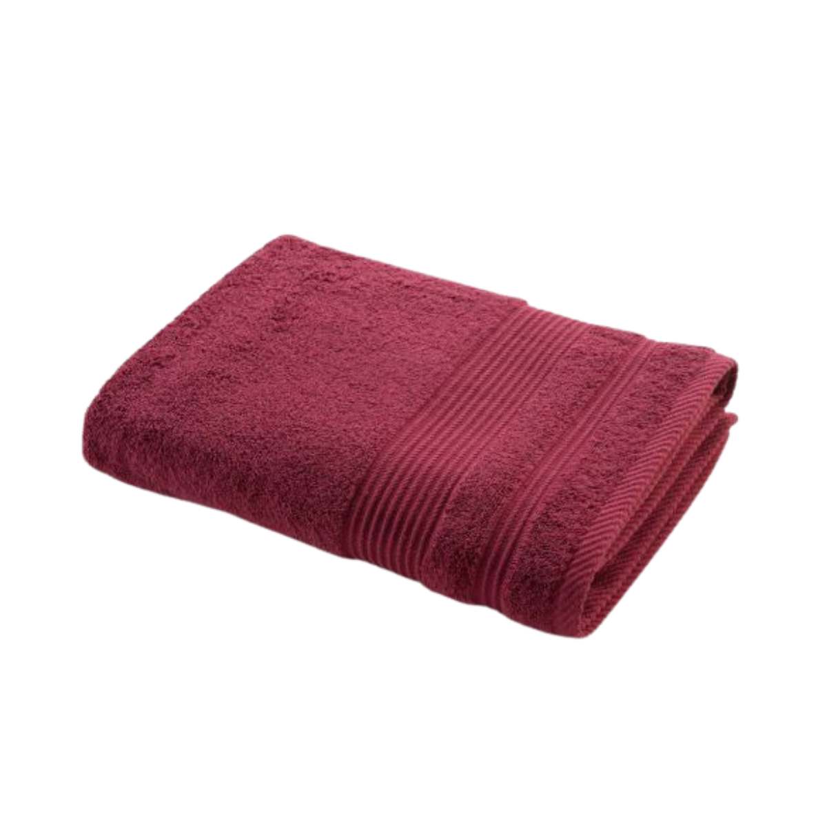 drap-de-douche-rouge-70x130 cm-500gcm²