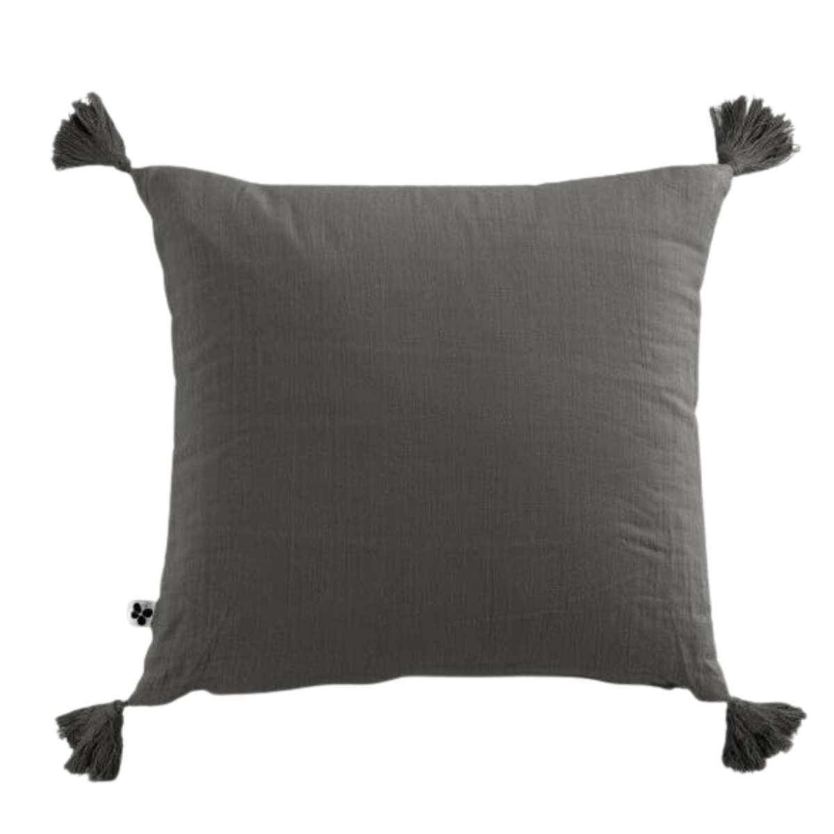 coussin-déhoussable-pompons-gaze-coton-40x40cm-anthracite