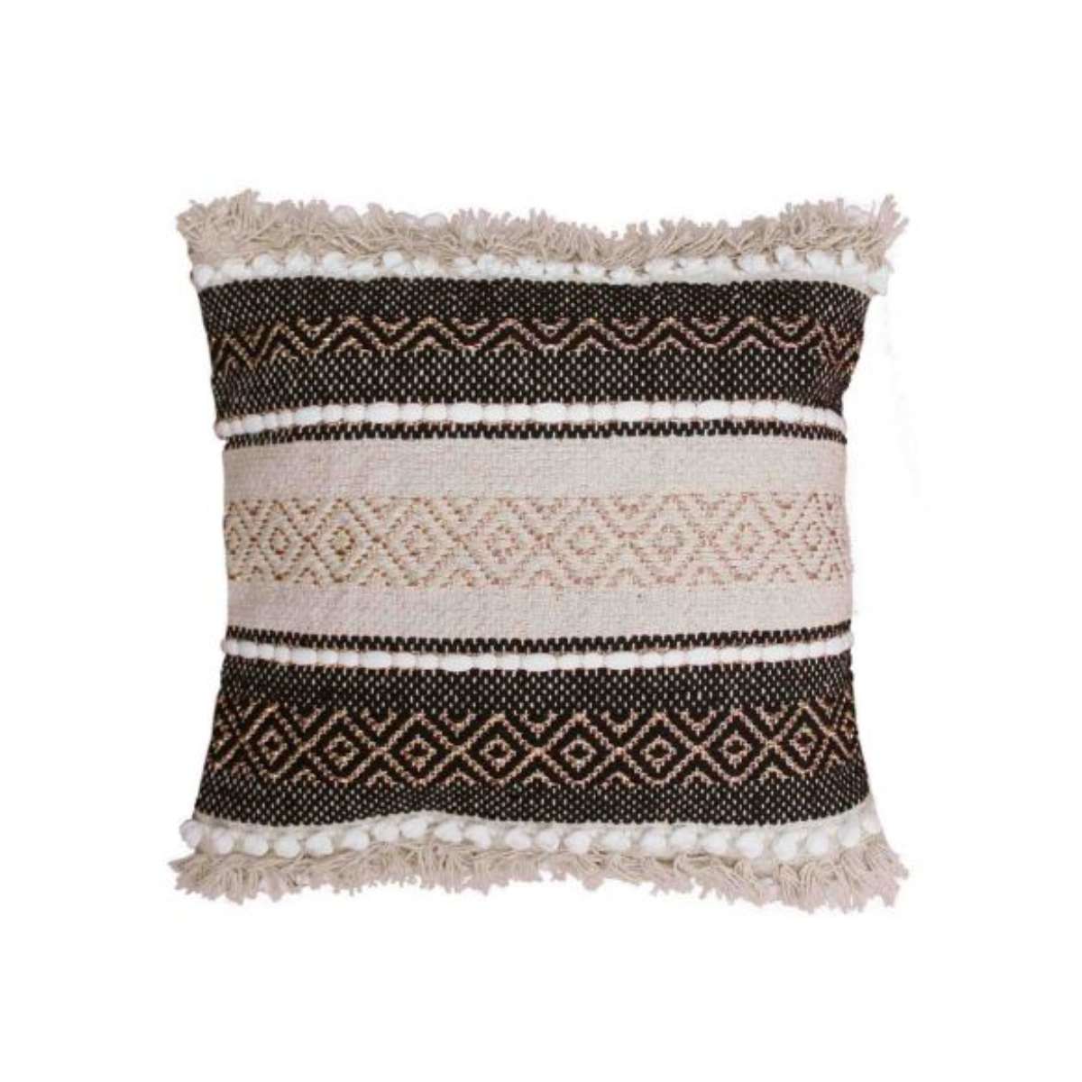 coussin-carré-déhoussable-naturel-noir-blanc-fils-métallisés