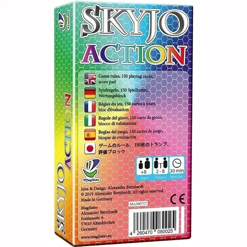 SKYJO et SKYJO ACTION JEUX DE SOCIETE chezleo