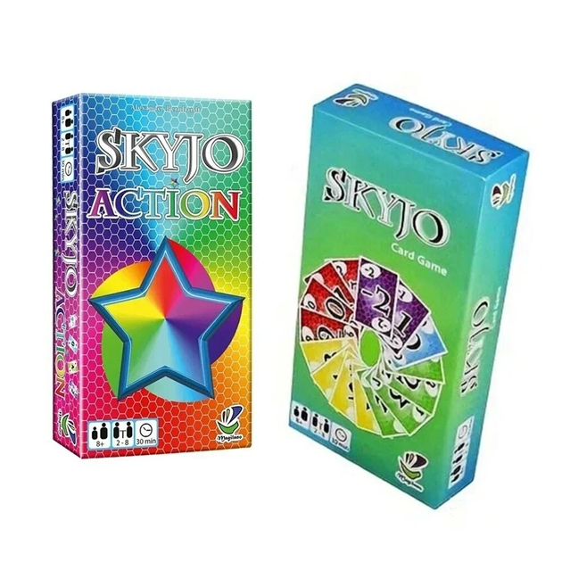 Skyjo Et Skyjo Action Jeux De Societe Chez Leo