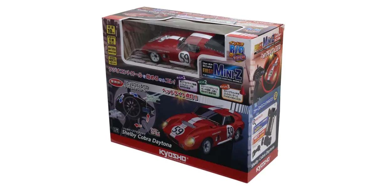 Kyosho First Mini-Z 1:28 Shelby Cobra Daytona No.59 Red, 66611A
