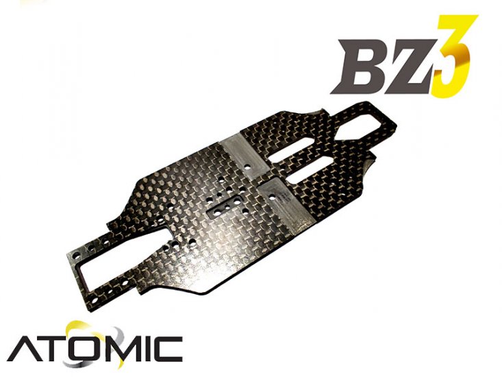 ATOMIC BZ3 Châssis au carbone 98mm WB, BZ3-12