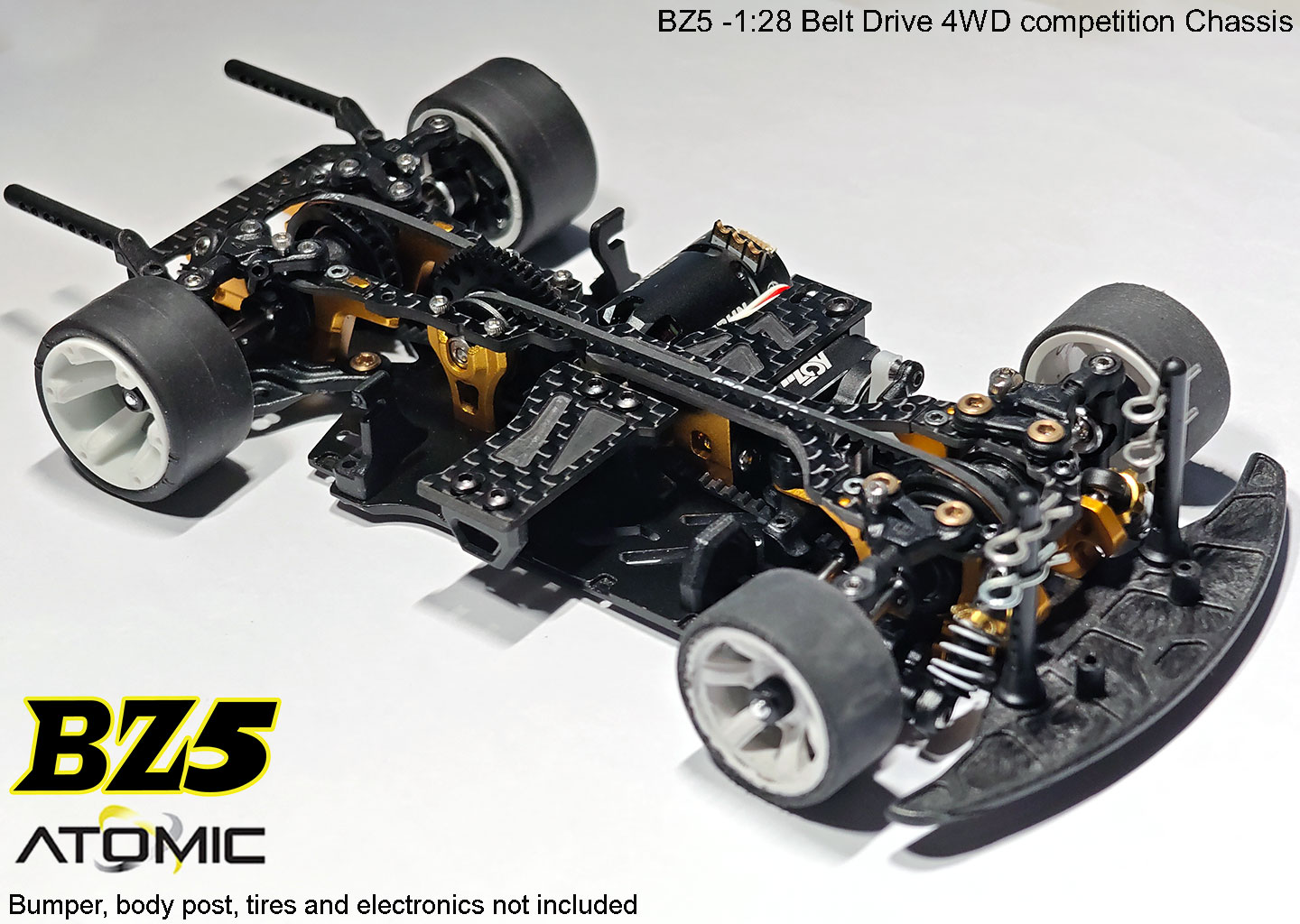 ホビーラジコン Atomic AMZ MICRO 2WD Chassis kit ホビーラジコン Atomic AMZ MICRO 2WD Chassis kit Atomic AMZ MICRO