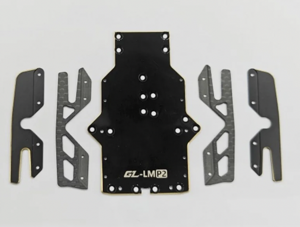 GL RACING Kit châssis hybride laiton/carbone LMP2, GL-LMP2-OP-009 ...