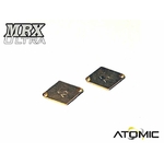 ATOMIC MXU Masse en laiton de châssis L2 (2g, 2 pcs), MXU-UP03