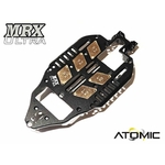 ATOMIC MXU Masse en laiton de châssis L2 (2g, 2 pcs), MXU-UP03A