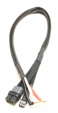 Câble De Charge En Y T-Dean 14 AWG - Répartiteur 2 Prises Vers 1 Fiche - Pour Batterie LiPo - Accessoire RC