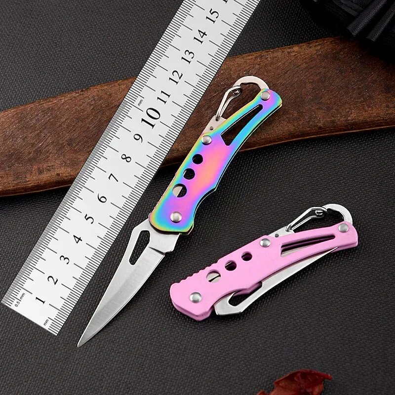 Mini-couteau-porte-cl-s-pliant-portable-outil-de-coupe-de-fruits-pluchage-survie-chasse-camping