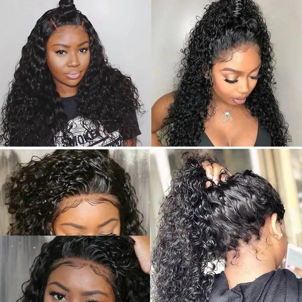 KF-Beauty-U-Perruque-fris-e-br-silienne-naturelle-cheveux-cr-pus-boucl-s-13x4-densit