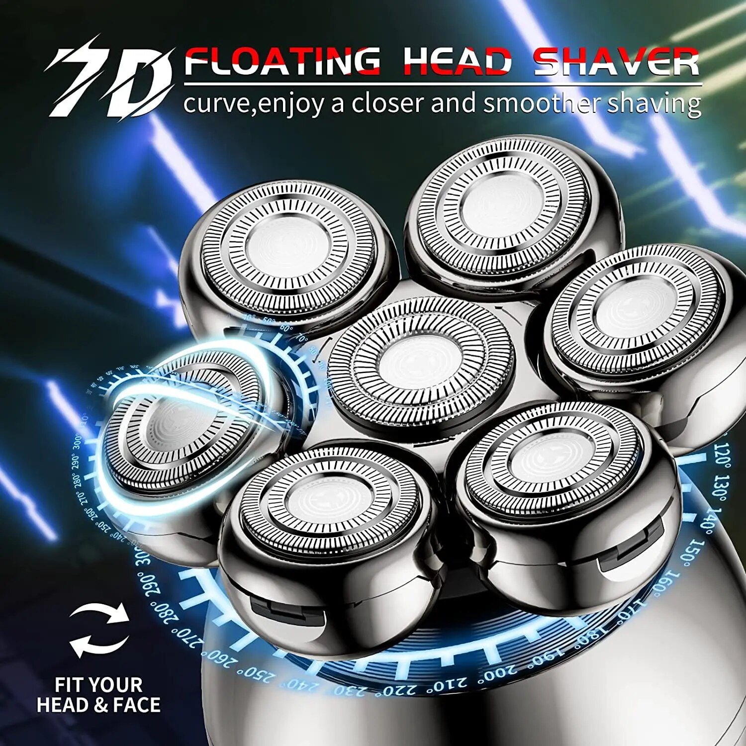 Rasoir-lectrique-7D-Floating-Cutter-Head-Base-Charge-Portable-Hommes-Barbe-Tondeuse-Clipper-Cr-ne-Rasoir