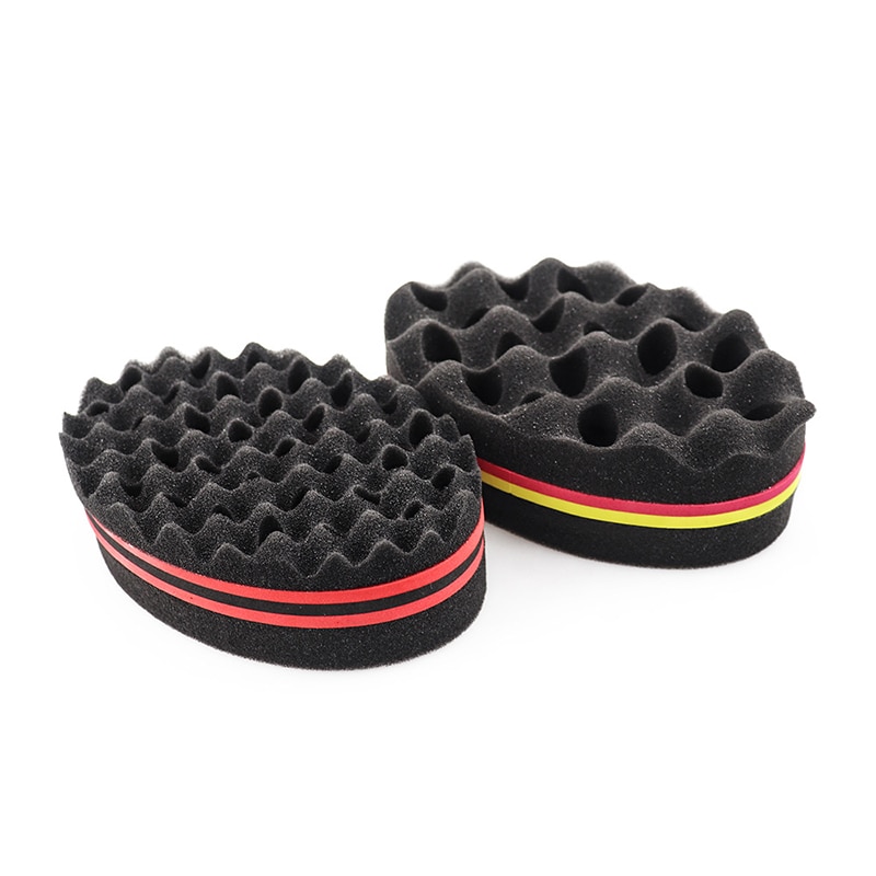 Brosse-Cheveux-en-ponge-Magique-Africaine-pour-Homme-Noir-Double-Face-Tissage-de-Boucles-Dreadlocks