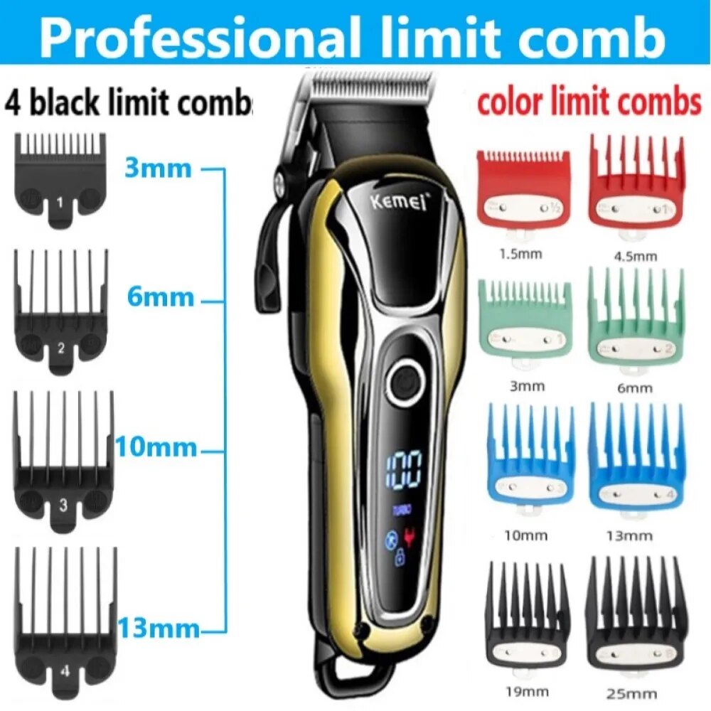 Kemei-Tondeuse-cheveux-lectrique-professionnelle-pour-homme-cran-LCD-ensemble-tout-puissant-nouveaut-1990