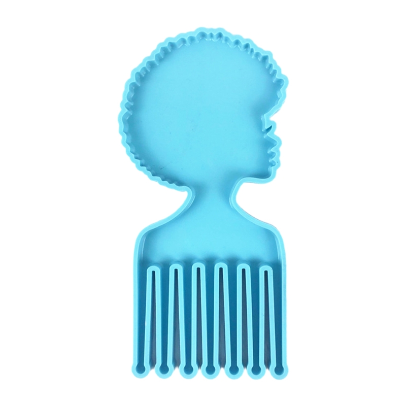 T-te-africaine-hommes-femmes-peignes-en-forme-r-sine-poxy-moule-en-Silicone-bricolage-artisanat