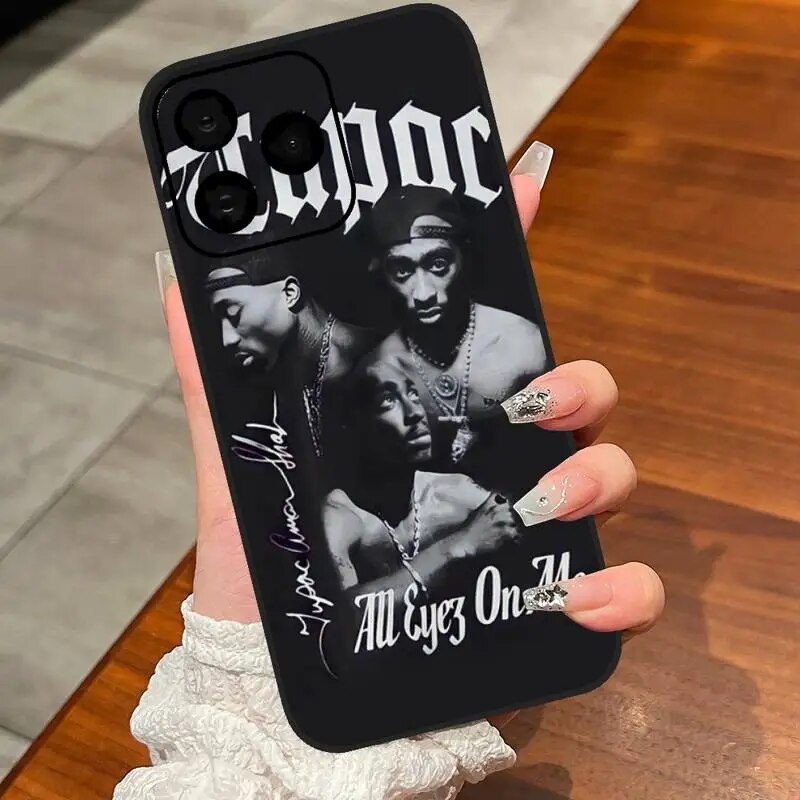 Coque-de-t-l-phone-Sared-Singer-Tupac-iPhone-7-8-Plus-11-12-13-Pro