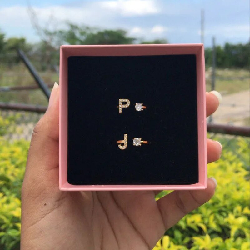 Bagues-initiales-en-Zircon-pour-femmes-en-acier-inoxydable-ouverture-r-glable-nom-de-l-alphabet