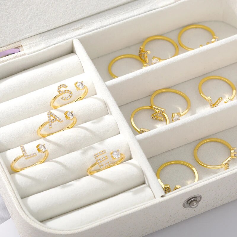 Bagues-initiales-en-Zircon-pour-femmes-en-acier-inoxydable-ouverture-r-glable-nom-de-l-alphabet